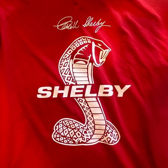 RARE Carroll Shelby Mustang Red Polo w/Front & Back Hit - Picture 4 of 8